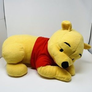 Fisher Price Disney Winnie the Pooh Lounging Plush Bear Large Pillow 2001 Mattel